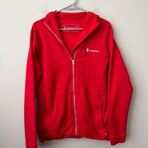 Cotopaxi Red Full-Zip Hoodie